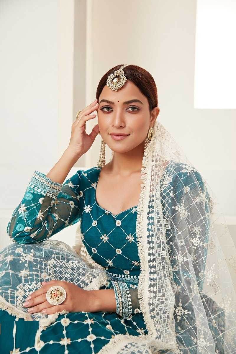 Butterfly Net Traditional Lehenga - MYLUXURY LANE ENTERPRISE